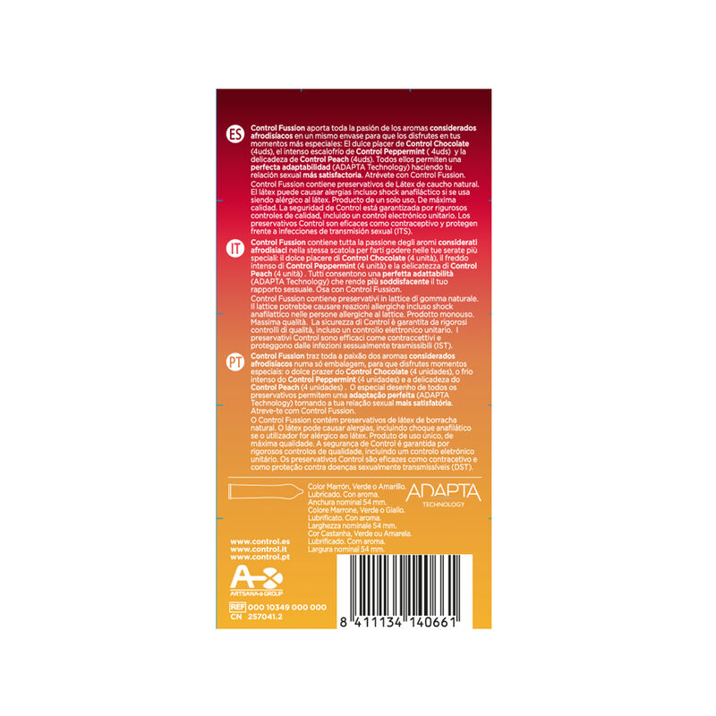 Alternative view of CONTROL - FUSSION CONDOMS 12 UNITS