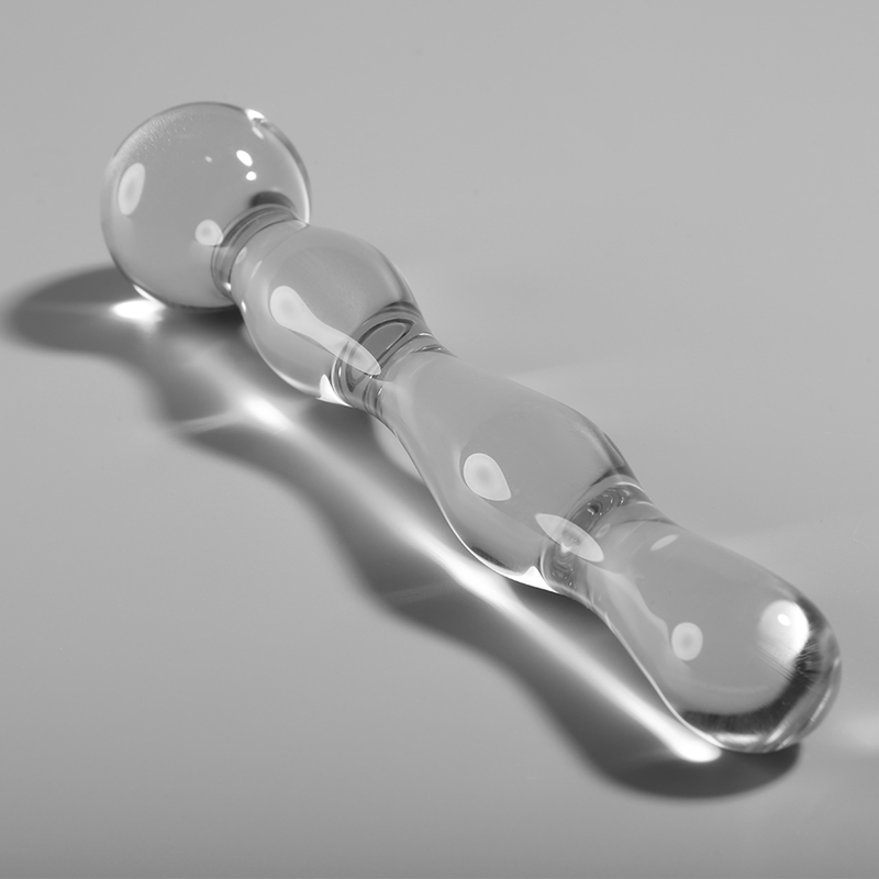 Alternative view of NEBULA SERIES BY IBIZA - MODEL 13 DILDO BOROSILICATE GLASS CLEAR 18 CM -O- 3.5 CM