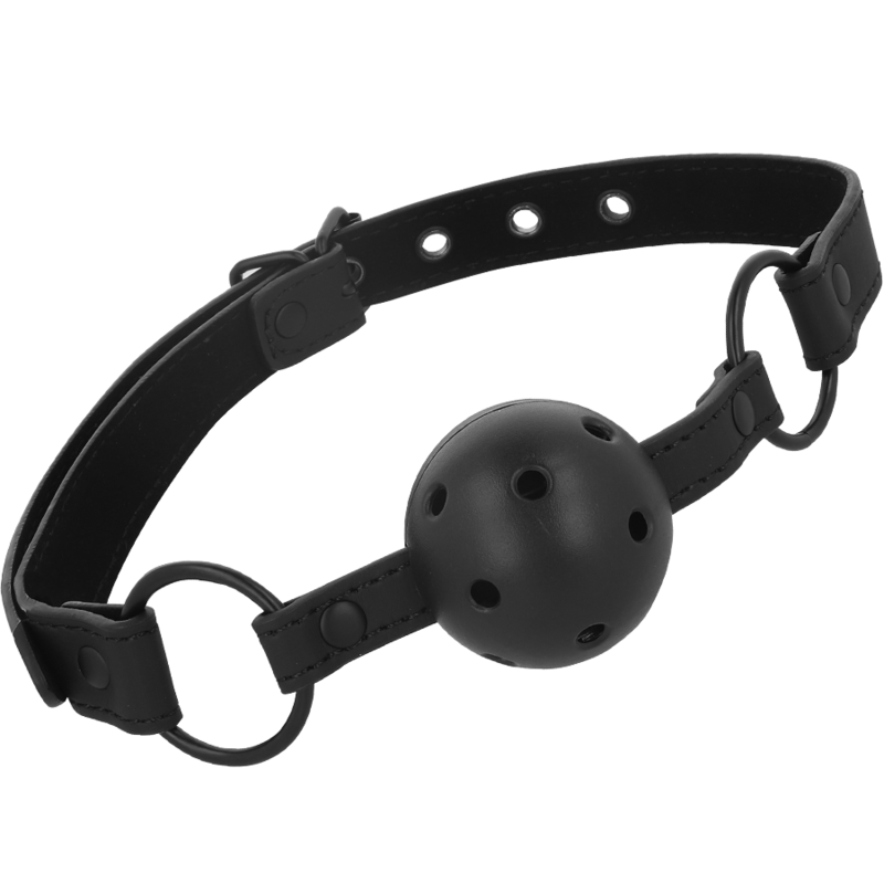 Alternative view of INTENSE - FETISH VEGAN LEATHER BALL GAG