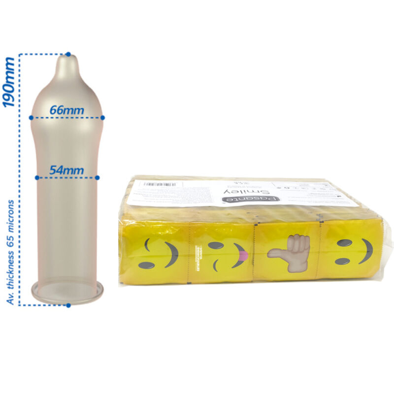 Alternative view of PASANTE - CONDOMS SMILEY BAG 144 UNITS