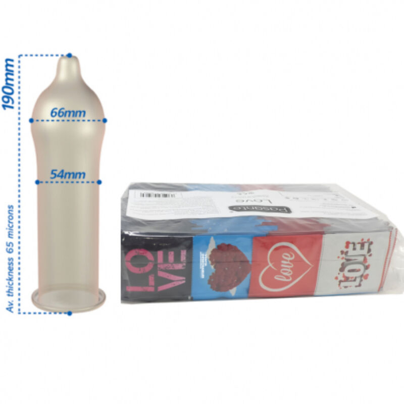 Alternative view of PASANTE - CONDOMS LOVE BAG 144 UNITS