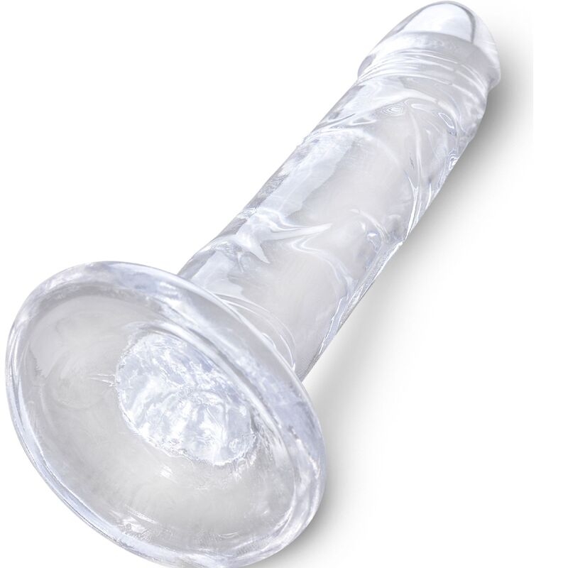 Alternative view of KING COCK - CLEAR REALISTIC PENIS 15.5 CM TRANSPARENT