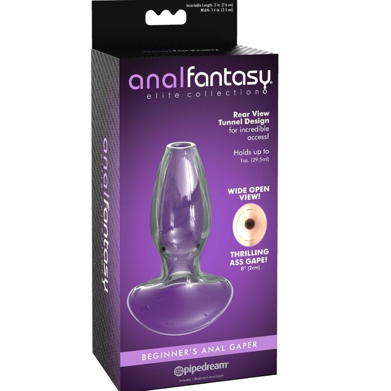 Alternative view of ANAL FANTASY ELITE COLLECTION - ANAL GAPER DILATOR FOR BEGINNERS CRYSTAL SIZE S