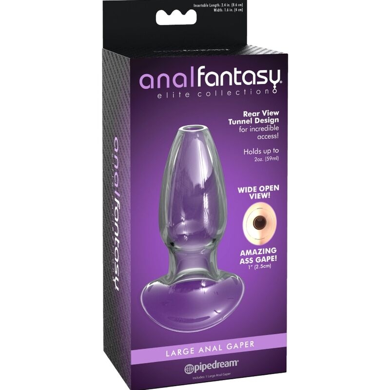 Alternative view of ANAL FANTASY ELITE COLLECTION - ANAL GAPER CRYSTAL DILATOR SIZE M