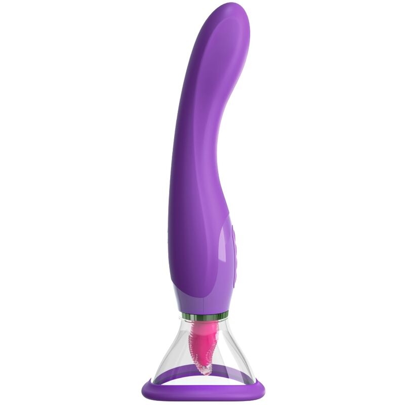 Alternative view of FANTASY FOR HER - CLITORIS SUCKER STIMULATING TONGUE VIOLET