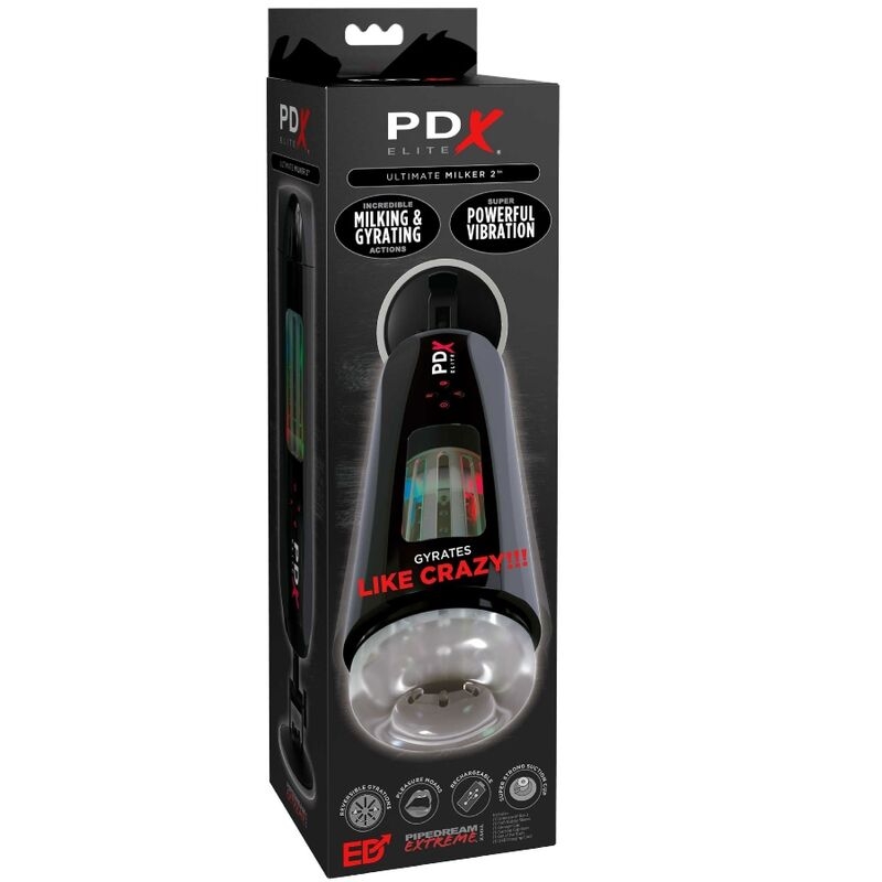 Alternative view of PDX ELITE - STROKER ULTIMATE MILKER 2 ROTATING  VIBRATOR
