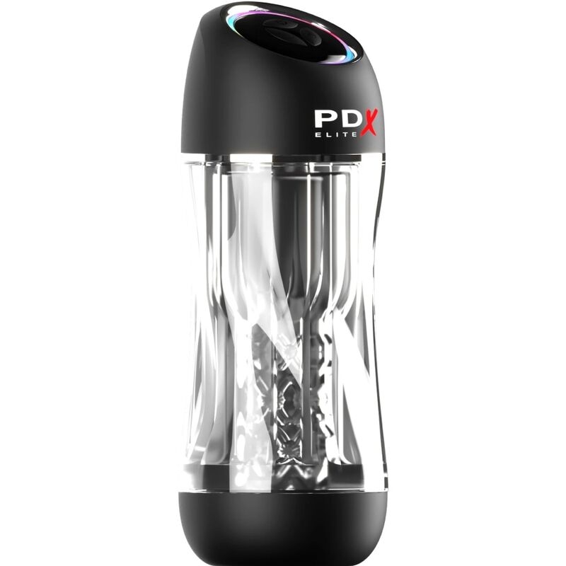 Alternative view of PDX ELITE - STROKER VIEWTUBE PRO VIBRATOR TRANSPARENT