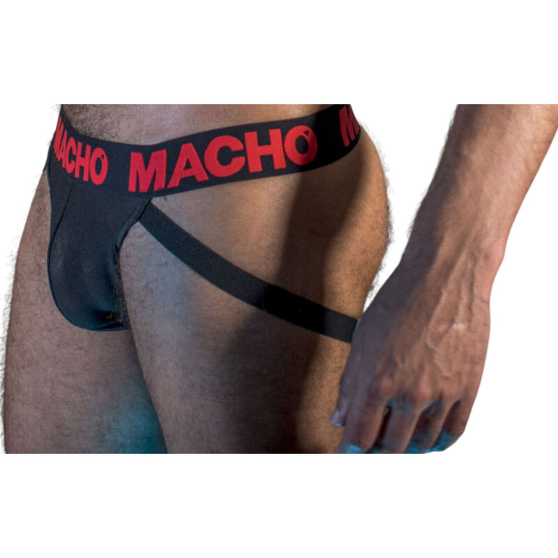 Alternative view of MACHO - MX26X2 JOCK BLACK/RED S