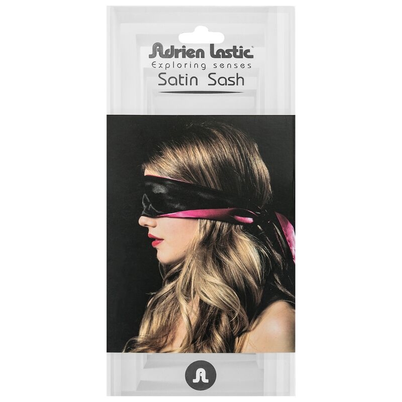 Alternative view of ADRIEN LASTIC - REVERSIBLE SATIN PINK/BLACK BANDAGE