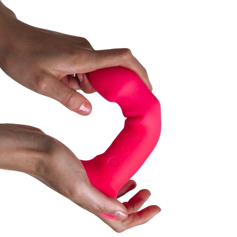 Alternative view of ADRIEN LASTIC - HITSENS VIBE 2 SILICONE DILDO PINK