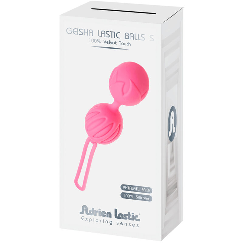 Alternative view of ADRIEN LASTIC - GEISHA LASTIC SILICONE BALLS SIZE S PINK