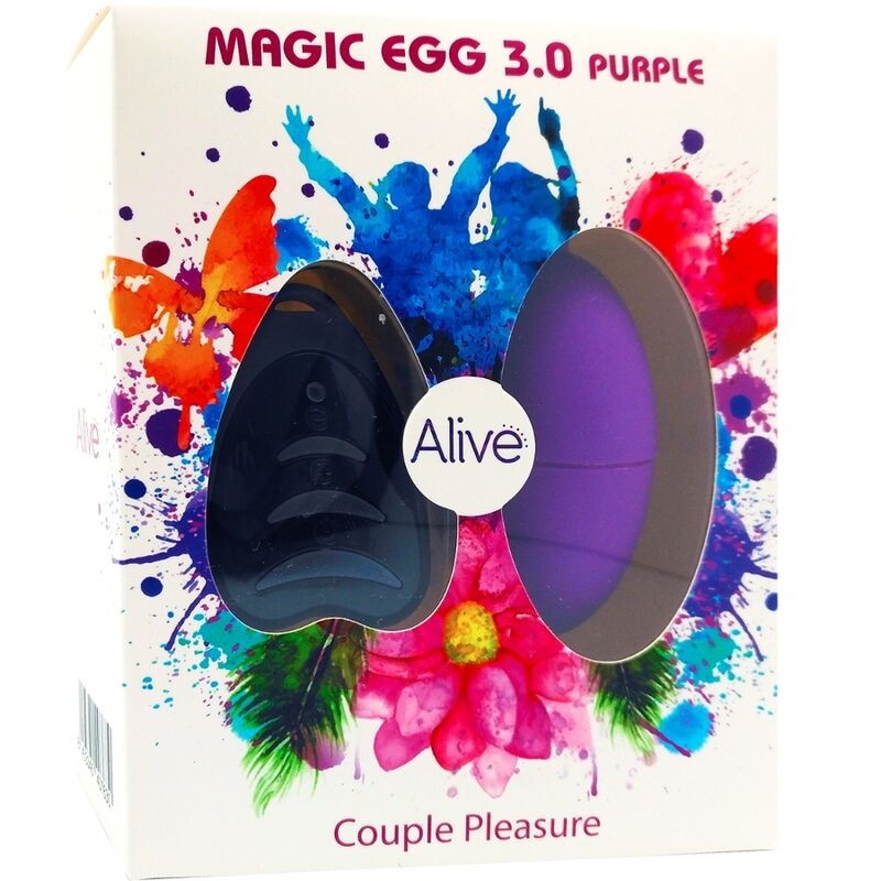 Alternative view of ALIVE - MAGIC EGG 3.0 VIBRATING EGG REMOTE CONTROL VIOLET