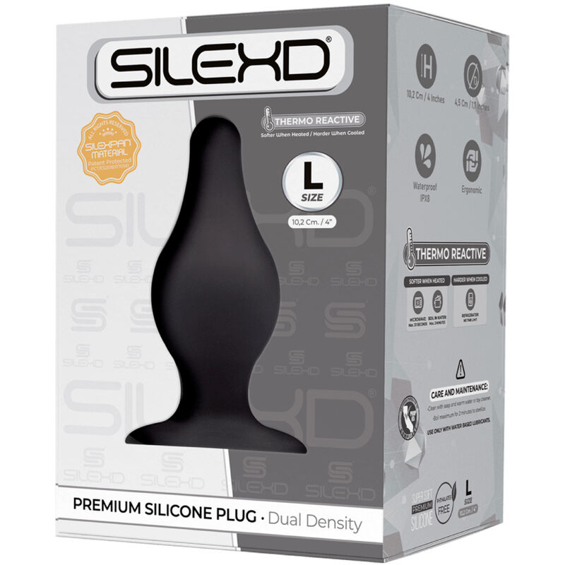 Alternative view of SILEXD - MODEL 2 ANAL PLUG PREMIUM SILEXPAN SILICONE PREMIUM THERMOREACTIVE SIZE L