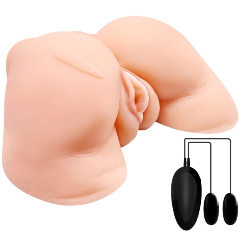 Alternative view of CRAZY BULL - VAGINA AND ANUS WITH REALISTIC MESH WITH VIBRATION