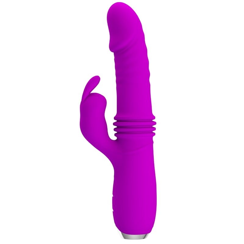 Alternative view of PRETTY LOVE - DOROTHY PURPLE RECHARGEABLE RABBIT VIBRATOR