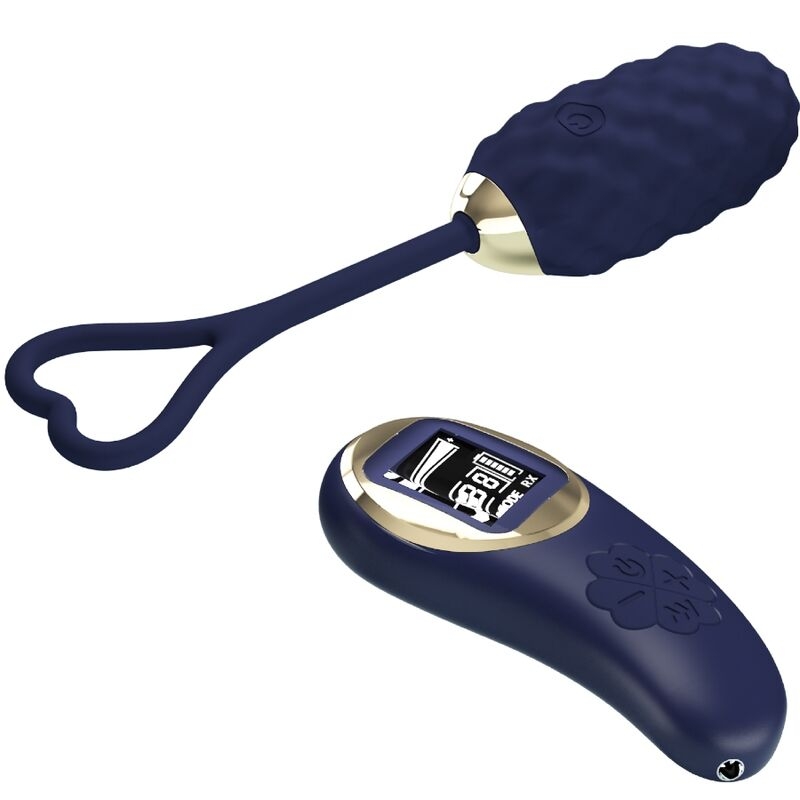 Alternative view of PRETTY LOVE - VIVIAN BLUE REMOTE CONTROL VIBRATING EGG