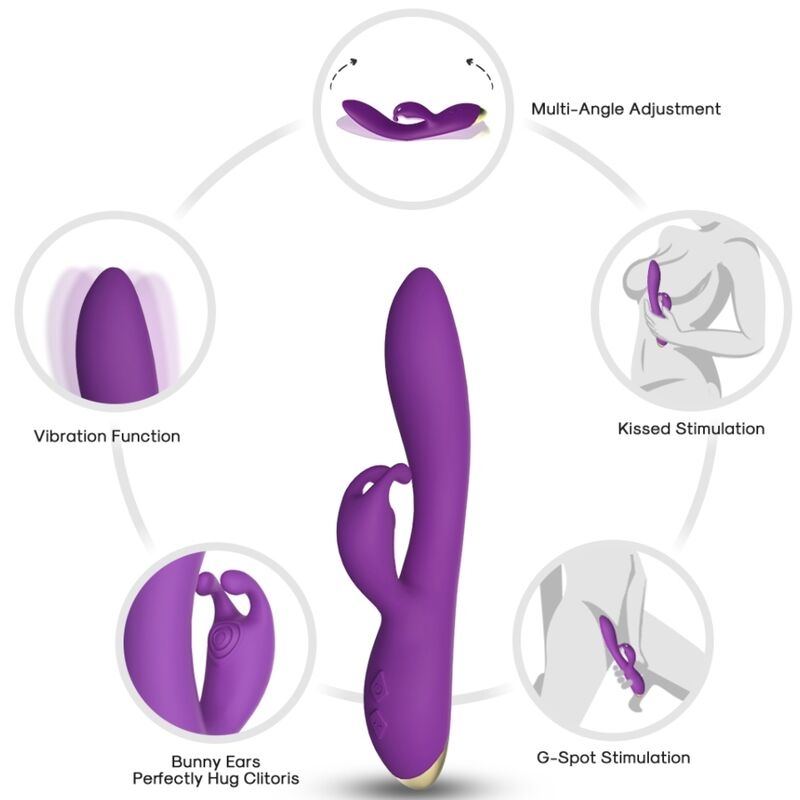 Alternative view of ARMONY - BONNIE VIBRATOR RABBIT PURPLE