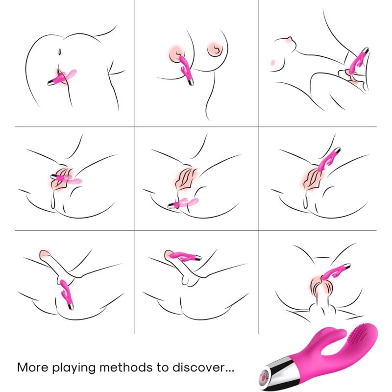 Alternative view of ARMONY - VIBRATOR RABBIT FUCHSIA