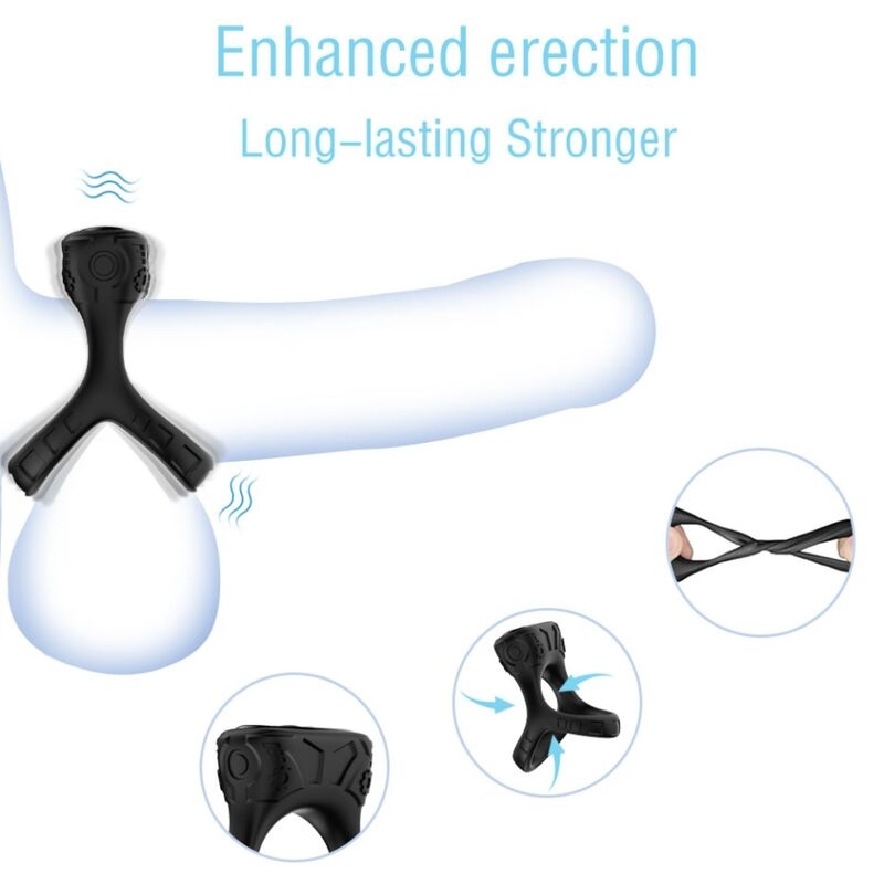 Alternative view of ARMONY - RING VIBRATOR  MULTIPOSITION BLACK