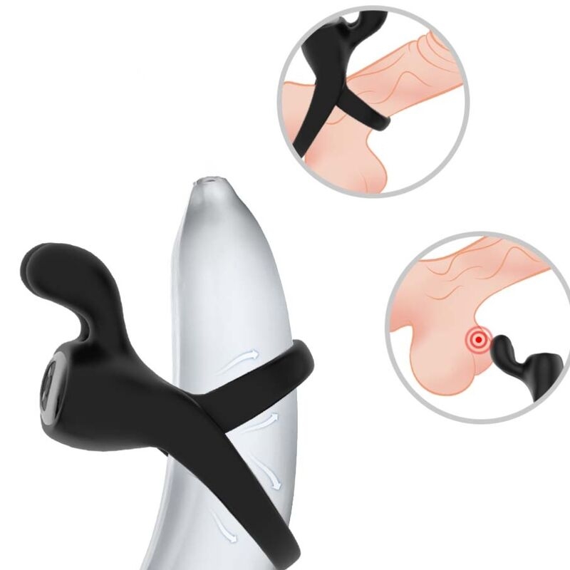 Alternative view of ARMONY - RING VIBRATOR RABBIT BLACK