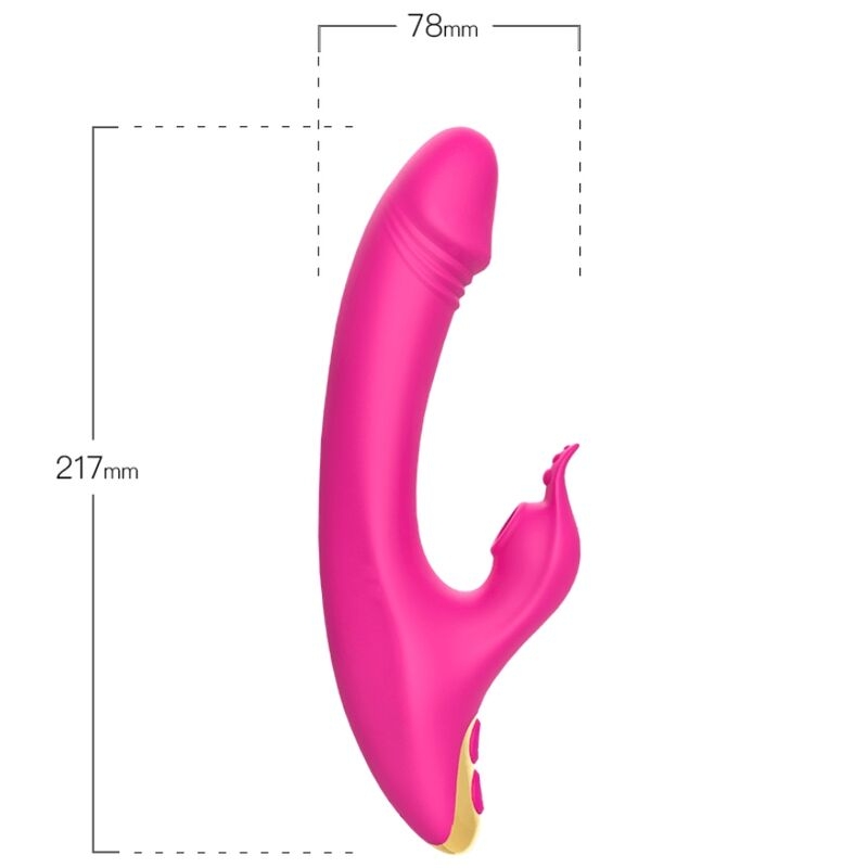 Alternative view of ARMONY - LOVE CLITORIS  G-SPOT SUCTION CUP FUCHSIA