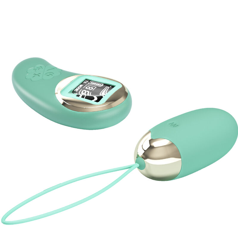 Alternative view of PRETTY LOVE - GREEN REMOTE CONTROL VIBRATING EGG MINE