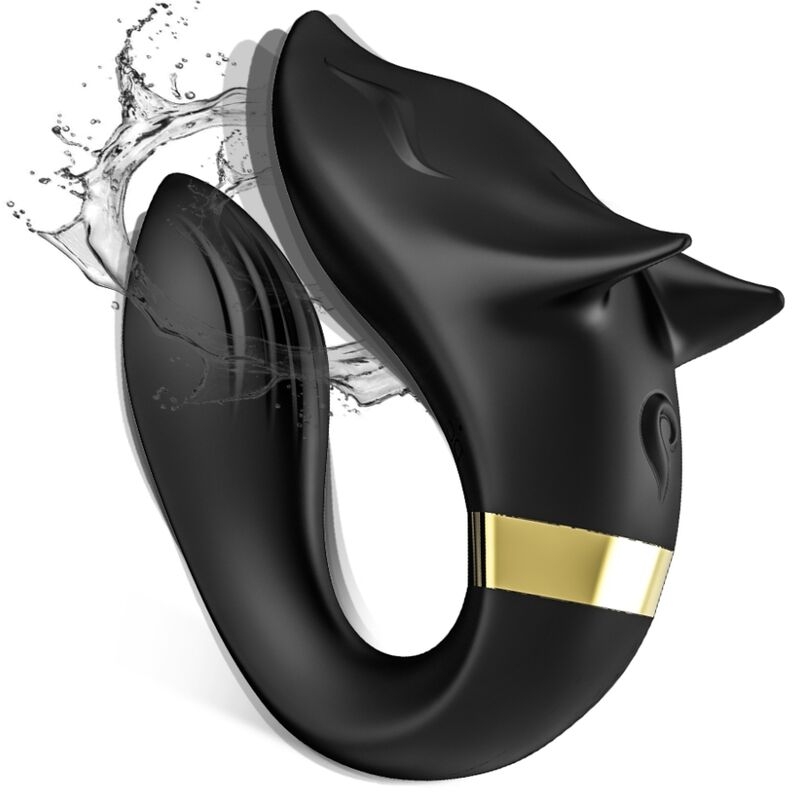 Alternative view of ARMONY - FOX VIBRATOR FOR COUPLES REMOTE CONTROL BLACK