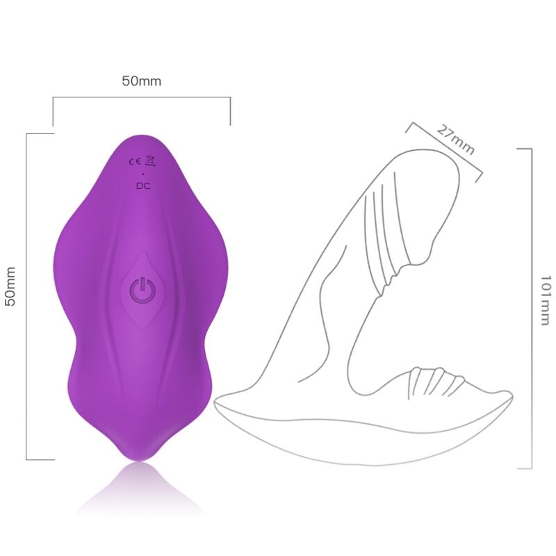 Alternative view of ARMONY - WHISTLE VIBRATOR INTRODUCIBLE REMOTE CONTROL PURPLE