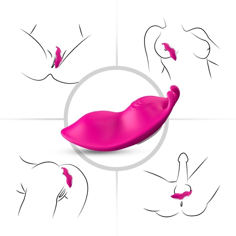 Alternative view of ARMONY - HONEYBEE WEARABLE PANTIES VIBRATOR G-SPOT FUCHSIA - FREE APP