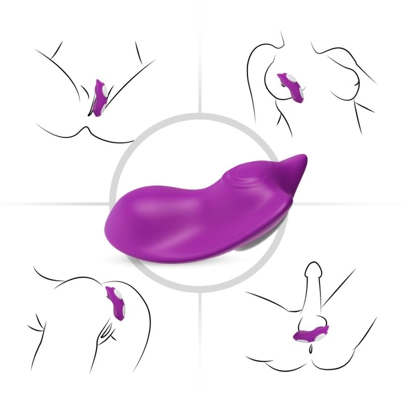 Alternative view of ARMONY - BUTTERFLY WEARABLE PANTIES VIBRATOR REMOTE CONTROL PURPLE
