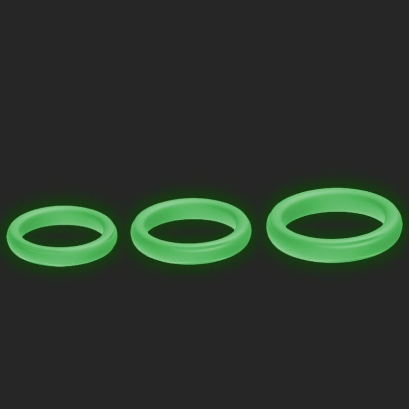 Alternative view of ARMONY - TRIPLE SILICONE RING LUMINOUS