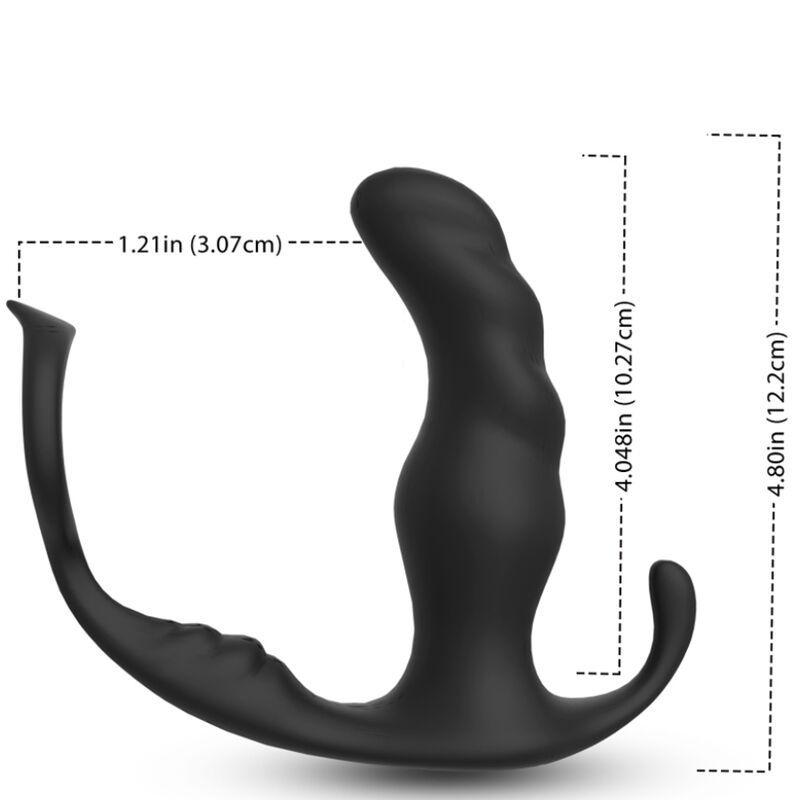Alternative view of ARMONY - KNIGHT VIBRATOR ANAL PROSTATE  RING REMOTE CONTROL BLACK