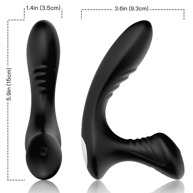 Alternative view of ARMONY - STORM VIBRATOR ANAL PROSTATE  PLUG REMOTE CONTROL BLACK