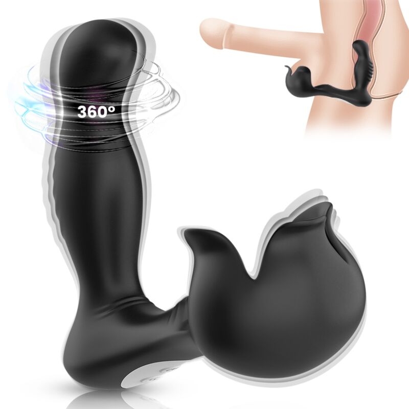 Alternative view of ARMONY - SURROUND VIBRATOR ANAL  STIMULATOR TESTICULOS REMOTE CONTROL BLACK