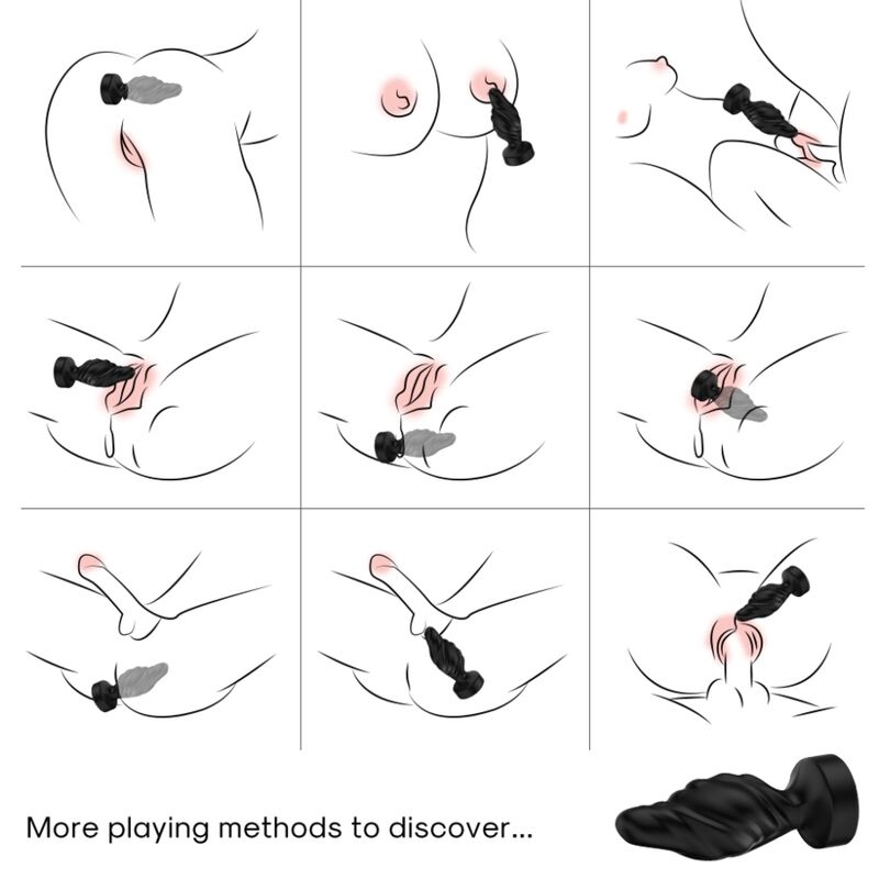 Alternative view of ARMONY - VIBRATOR  ANAL PLUG REMOTE CONTROL BLACK