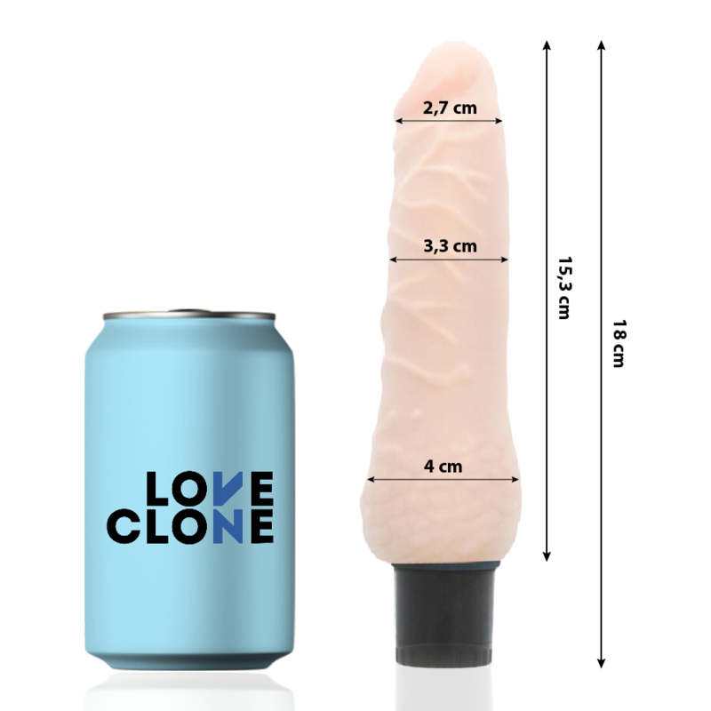 Alternative view of LOVECLONE - SVEN SELF LUBRICATION VIBRATOR 18.5 CM -O- 3.3 CM