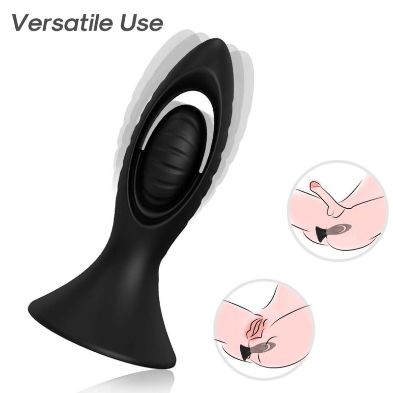 Alternative view of ARMONY - VIBRATOR  ANAL PLUG SILICONE BLACK