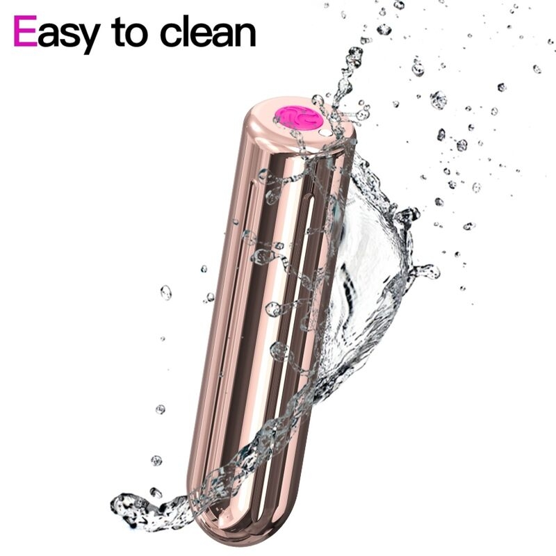 Alternative view of ARMONY - WARHEAD VIBRATOR BULLET REMOTE CONTROL GOLDEN 2 CM X 8.8 CM