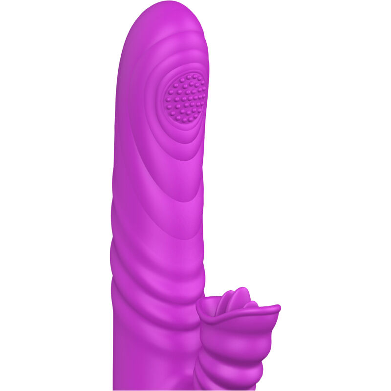 Alternative view of ARMONY - ANGELIA MULTIFUNCTION VIBRATOR WITH STIMULATING TONGUE VIOLET HEAT EFFECT
