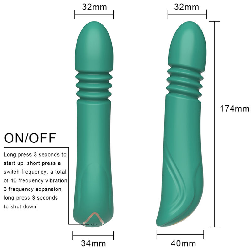 Alternative view of ARMONY - GREEN G-SPOT VIBRATOR  THRUSTING