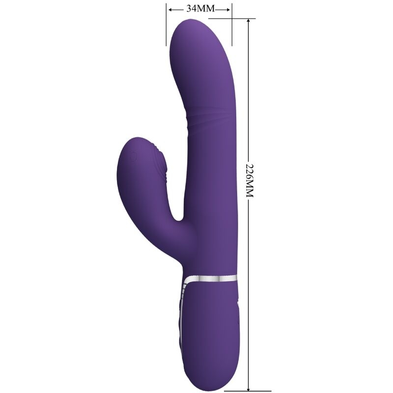 Alternative view of PRETTY LOVE - MULTIFUNCTION G-SPOT VIBRATOR PURPLE