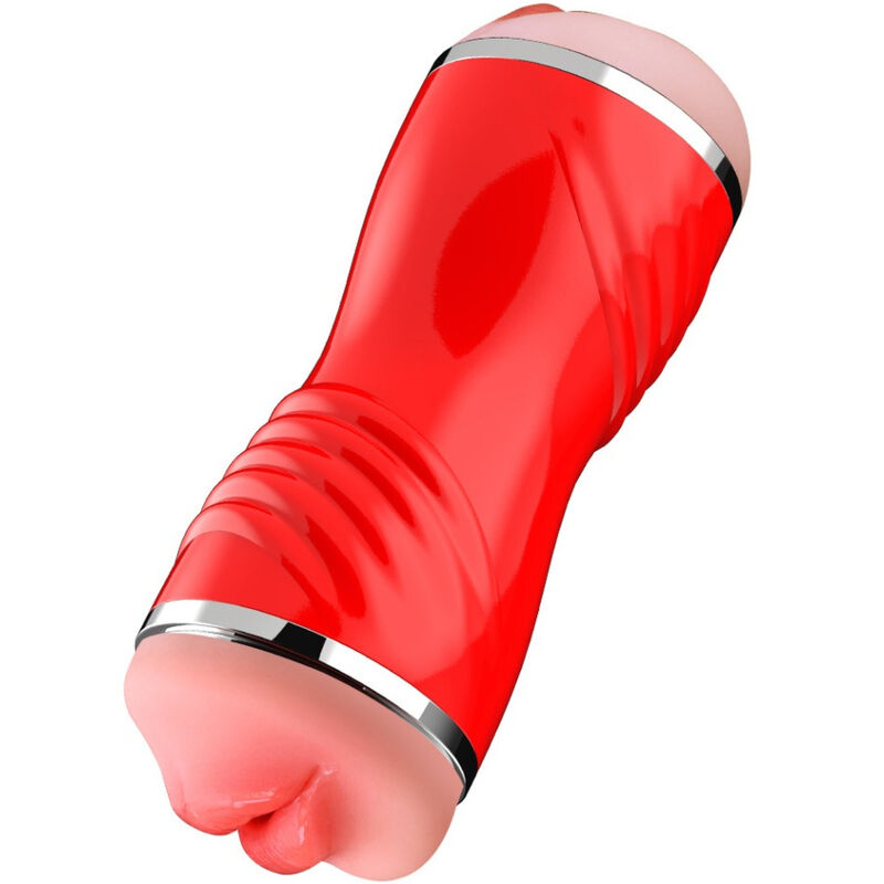 Alternative view of ARMONY - DOUBLE VAGINA  MOUTH RED MASTURBATOR