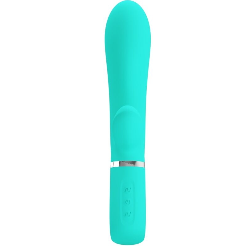Alternative view of PRETTY LOVE - THOMAS MULTIFUNCTION G-SPOT VIBRATOR AQUA GREEN
