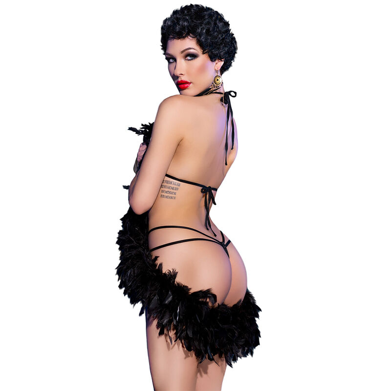 Alternative view of CHILIROSE - CR 4479 BODYSUIT CROTCHLESS BLUE S/M