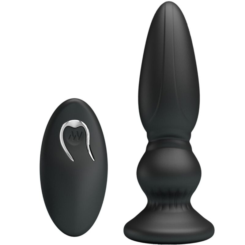 Alternative view of MR PLAY - POWERFUL VIBRATOR REMOTE CONTROL ANAL PLUG BLACK