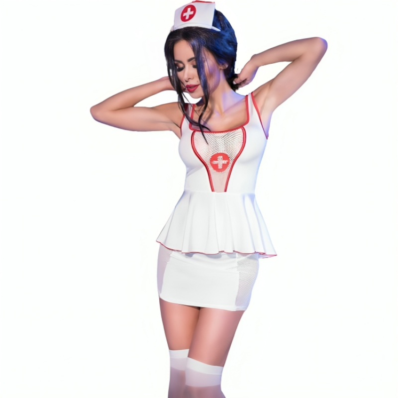 CHILIROSE - CR 4160 COSTUME NURSE TOP SKIRT S/M