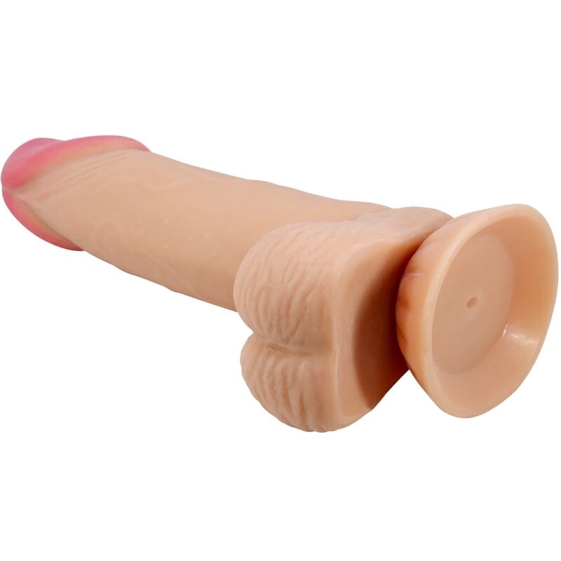 Alternative view of PRETTY LOVE - SLIDING SKIN SERIES REALISTIC DILDO WITH SLIDING SKIN SUCTION CUP 19.4 CM
