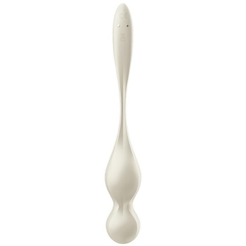 Alternative view of SATISFYER - LOVE BIRDS VIBRATING KEGEL BALLS WHITE