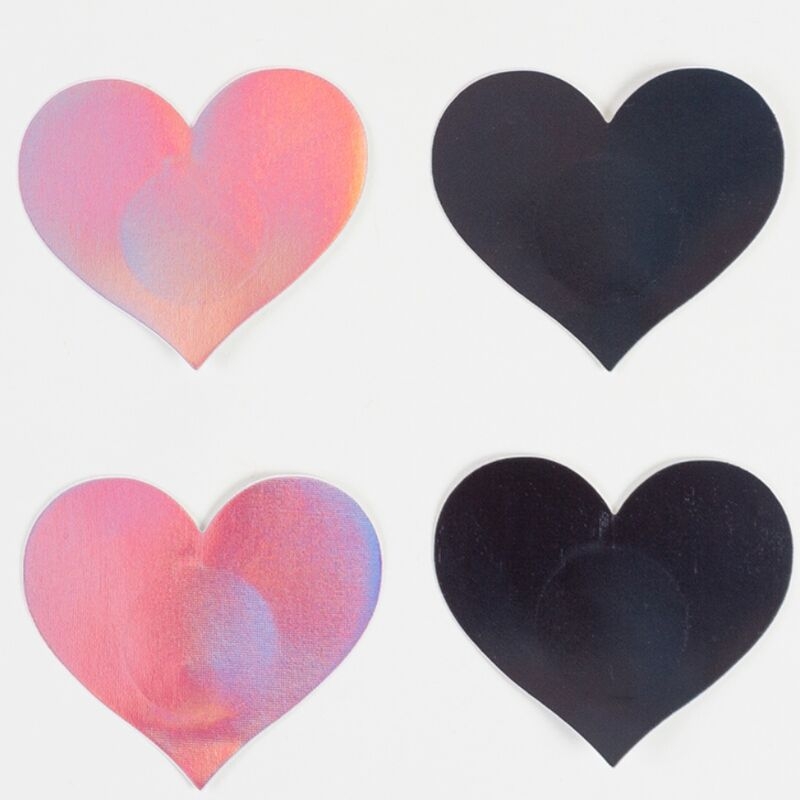 Alternative view of SECRET PLAY - WOW BOOBS! HEART NIPPLE COVERS