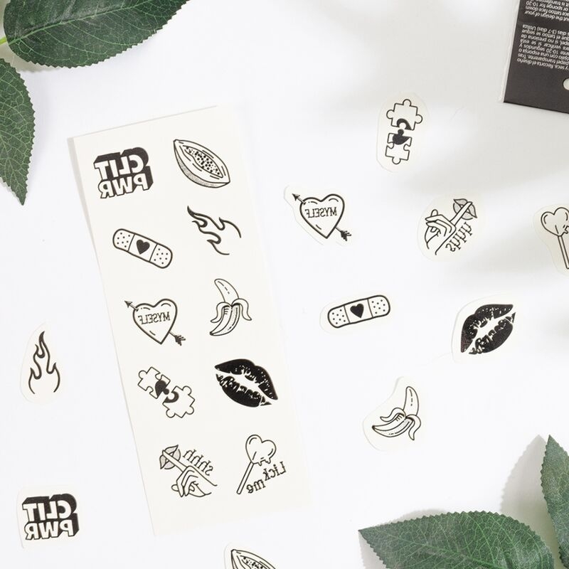 Alternative view of SECRET PLAY - SET OF 10 CANDY COLLECTION TEMPORARY TATTOOS